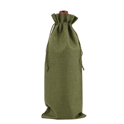 Wine Bottle Drawstring Gift Bag