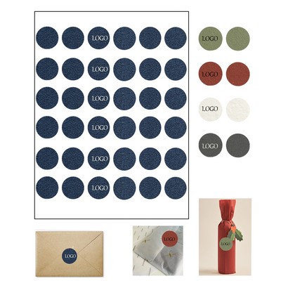 High Premium Foil Stamped Round Sticker 18Mm Gold Silver Seal For Gift Packaging And Retail Bags