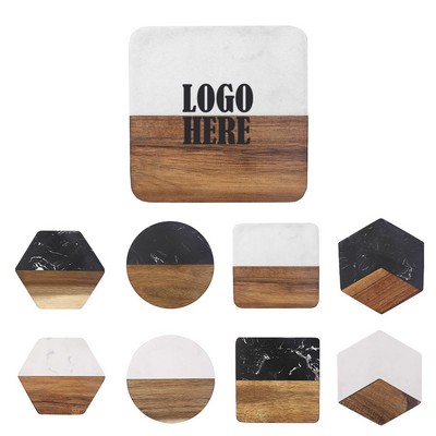 Marble Wood Coaster