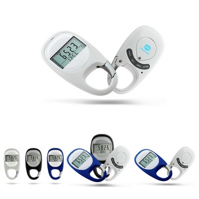 3D Pedometer with Carabiner Clip