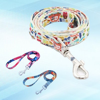 5/8-Inch rPET Eco-Friendly Sublimation Pet Leash with Metal Carabiner for Durability