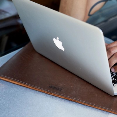 Presidio Dark Brown Laptop Sleeve (15.25" x 11")