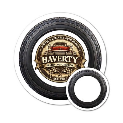 Tire Mini Magnet (2.5" dia.)