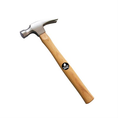 Sturdy Wood-Grip Claw Hammer