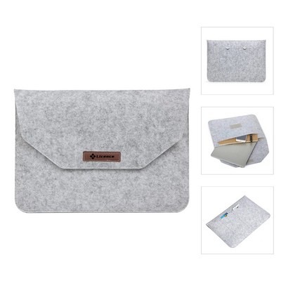 Felt Laptop Sleeve Case Document Bag