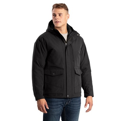 Berne Highland Quilt-Lined Micro-Duck Hooded Coat