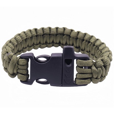 Paracord Bracelets with whistle