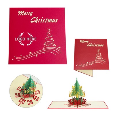 3D Christmas Tree Pop-Up Card