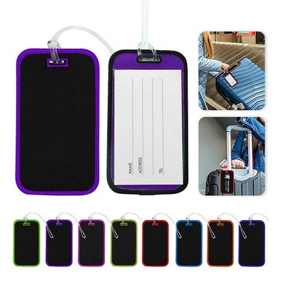 Personalized Embroidered Travel Tag