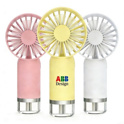 Handheld Rechargeable Mist Fan