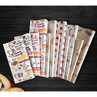 18" x 23.5" Greaseproof Paper Food Sheets