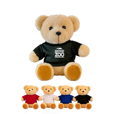 8" Sitting Cuddly Bear Plush