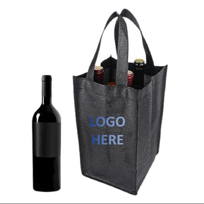 Four Bottle Wine Tote Bag