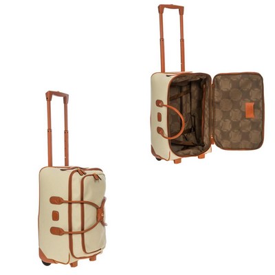 Bric's® 21" Firenze Cream White Rolling Duffle Bag