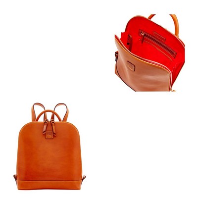 Dooney & Bourke Natural Beige Florentine Zip Pod Backpack