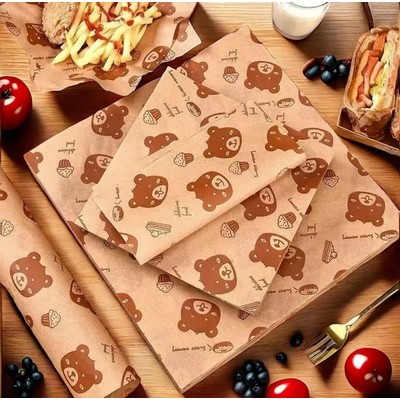 6" x 9" Greaseproof Paper Food Sheets