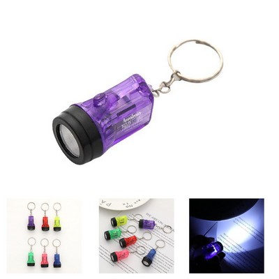 Mini Led Flashlight with Key Ring