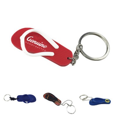 Soft PVC Flip Flop Keychain