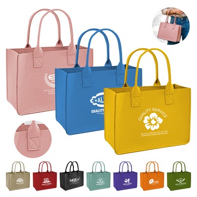Custom Felt Tote Bag