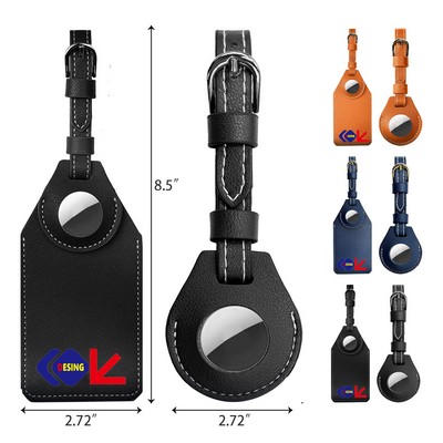 Luggage Tag Holder with Hidden Compartment