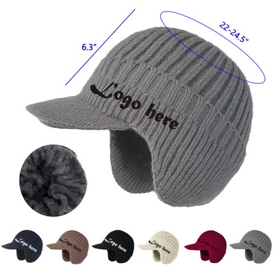 Mens Warm Earflap Hat