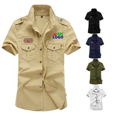 Mens Military Tactical Shirt