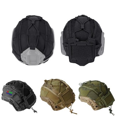 Tactical Helmet Cover with Battery