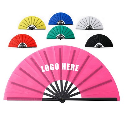Plastic Kung Fu Hand Fan