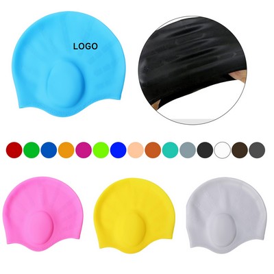 Silicone Swim Cap for Long Hair