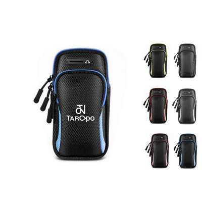 Waterproof Outdoor Sports Wrist Pouch W/ 3 Inner Compartments