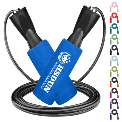 4MM Thick GYM PVC Steel Wire Jump Rope With Foam EVA Handles