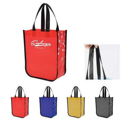 Laminated Shopper Tote Bag