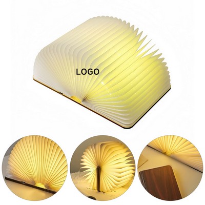 Wood Book Night Light