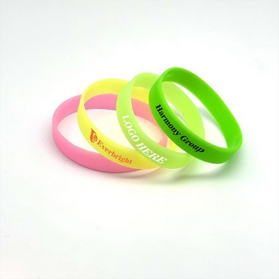 Glow In The Dark Silicone Wristband