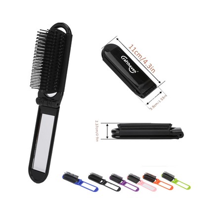 Hair Brush with Mirror