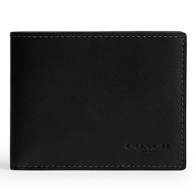 Coach Mens Full Grain Leather Slim Billfold