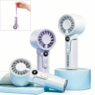 Digital Display Handheld Fan