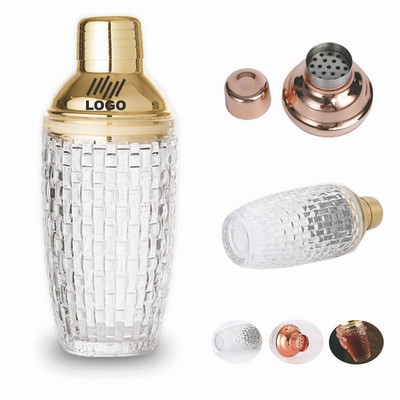 13 OZ Glass Cocktail Shaker